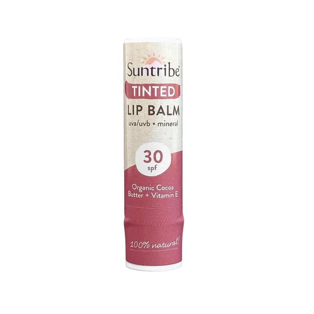 Suntribe Läppbalsam med Naturliga Mineraler SPF30 Tinted