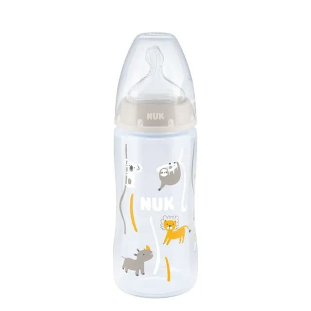 NUK First Choice Nappflaska 300 ml Beige