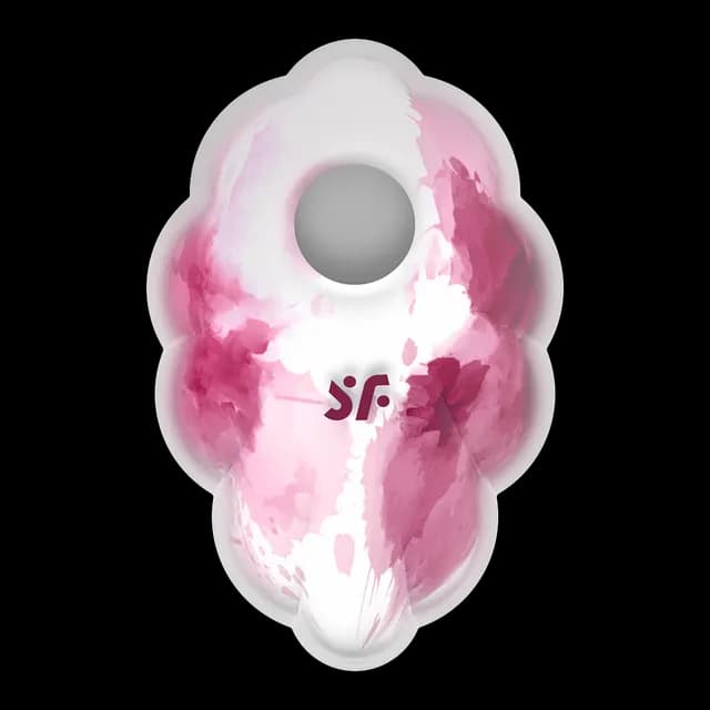 Satisfyer Cloud Dancer Red Print Lufttrycksvibrator
