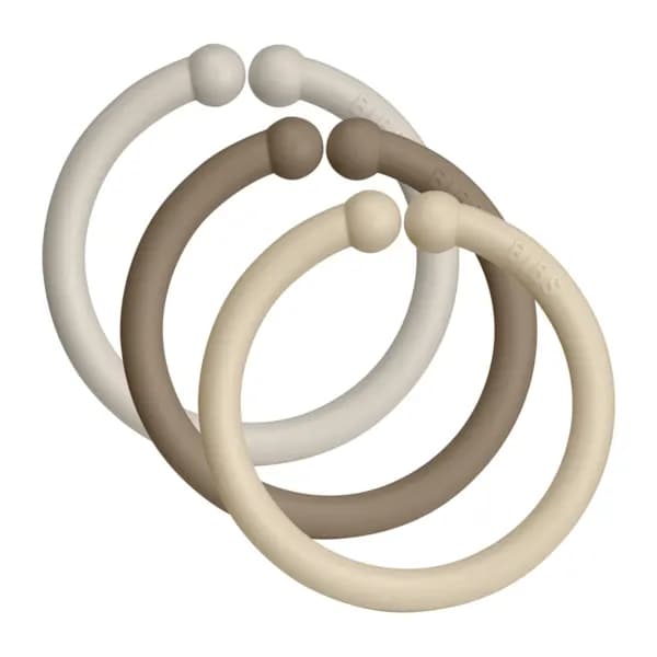BIBS Loops Sand/Dark Oak/Vanilla 12-pack