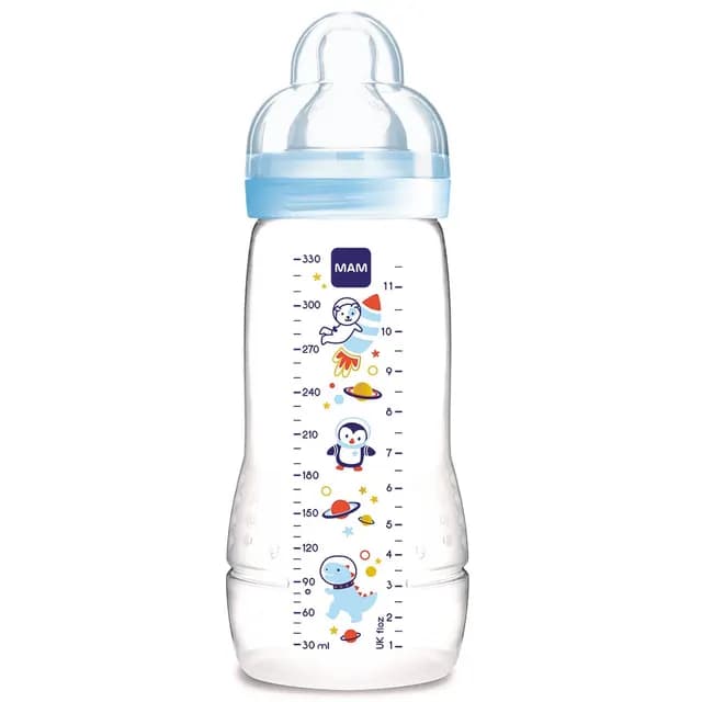 MAM Easy Active Baby Bottle Blue 4+m 330 ml