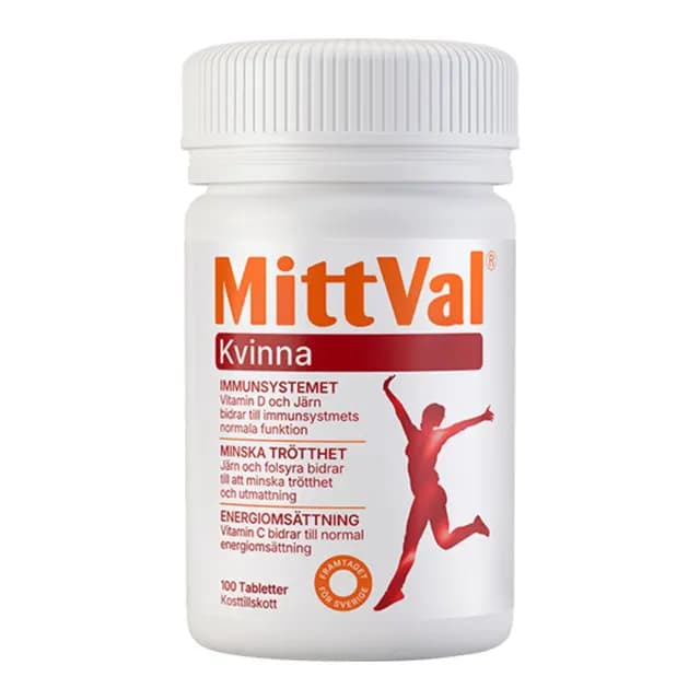 MittVal Kvinna 100 tabletter