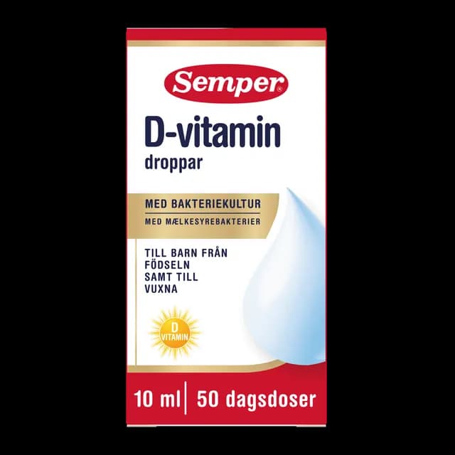 Semper D-vitamindroppar 10 ml
