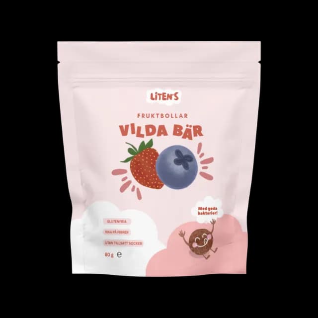 LITEN'S Fruktbollar Vilda bär 80 g