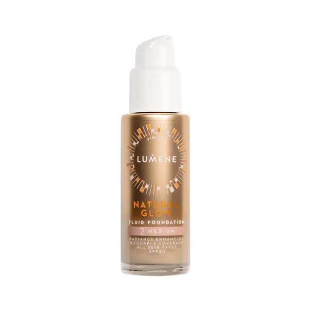 Lumene Natural Glow Fluid Foundation SPF20 2 Medium 30 ml