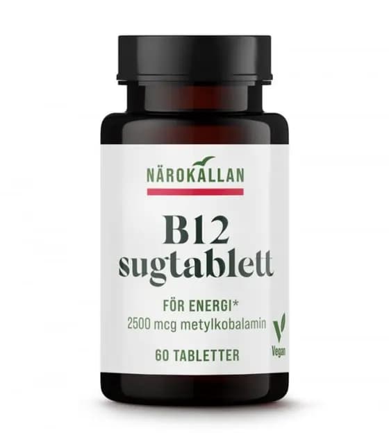 Närokällan B12 sugtablett 60 tabletter