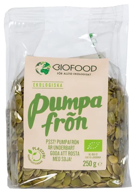 Biofood Pumpafrön 250 g