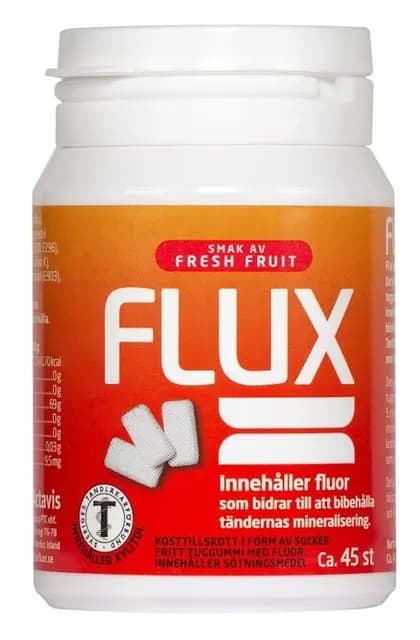 Flux Tuggummi Fresh Fruit Box 45 st