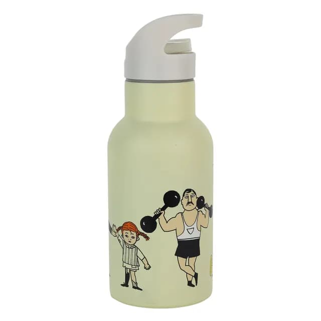 Rätt Start Pippi Cirkus Vattenflaska Gul 340 ml