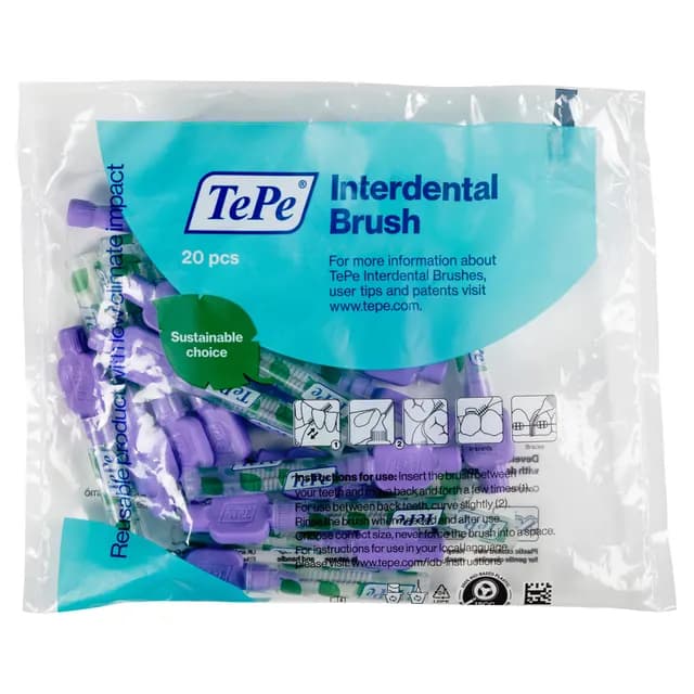 TePe Mellanrumsborste Original 1,1 mm Lila 20-pack