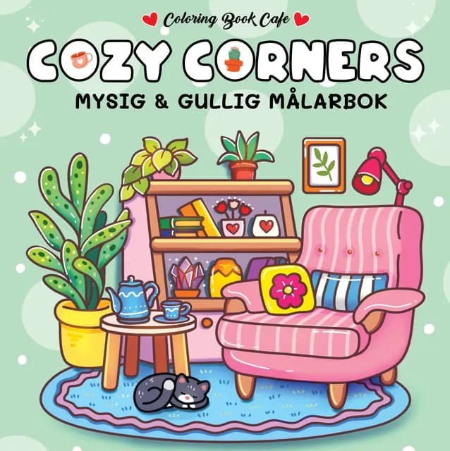 Målarbok Cozy Corners