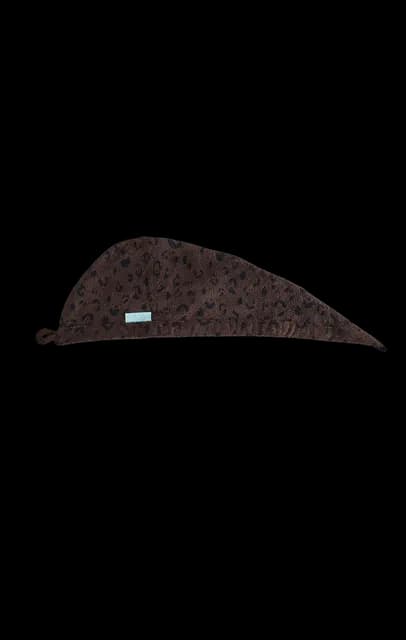 Najell hårhandduk Leopard Brown