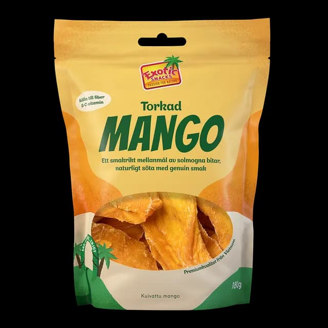 Exotic Snacks Torkad Mango 180 g