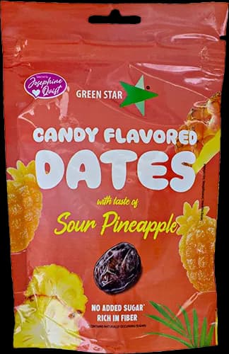 Green Star Dates Sour Pineapple 90 g