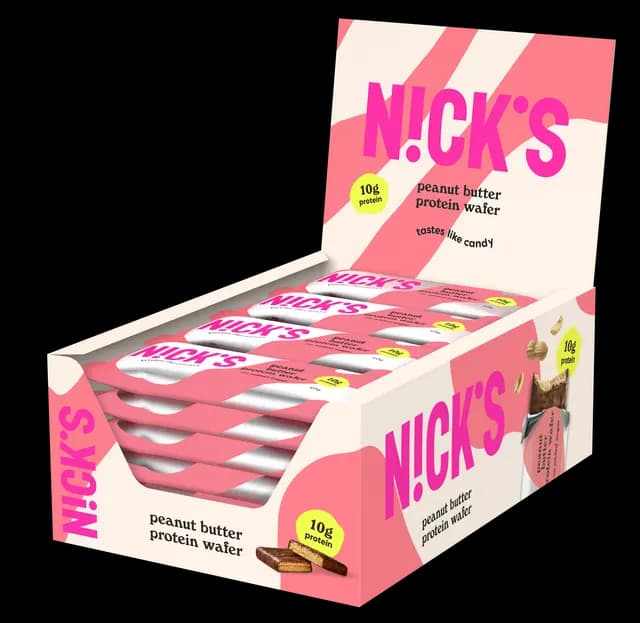 Nicks Protein Wafer Peanut Butter 40 g 24-pack