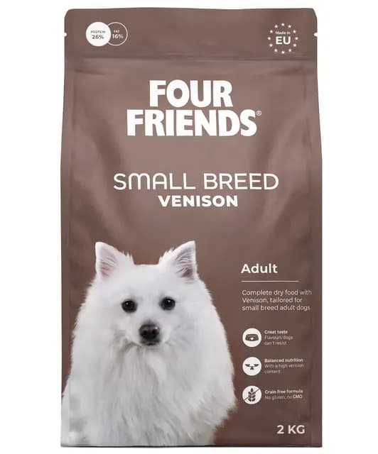 FourFriends Dog Small Breed Venison 2 kg