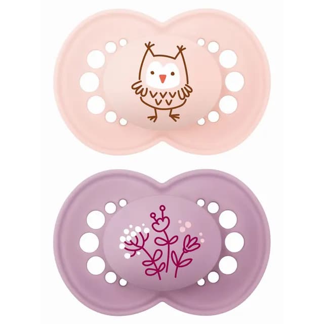 MAM Original Silicone Pink 6-16m 2-pack