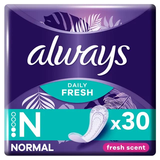 Always Dailies Normal Trosskydd 3in1 30 st