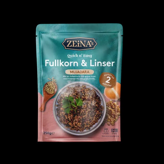 Zeinas Fullkorn & Linser Quick n' Easy 250 g