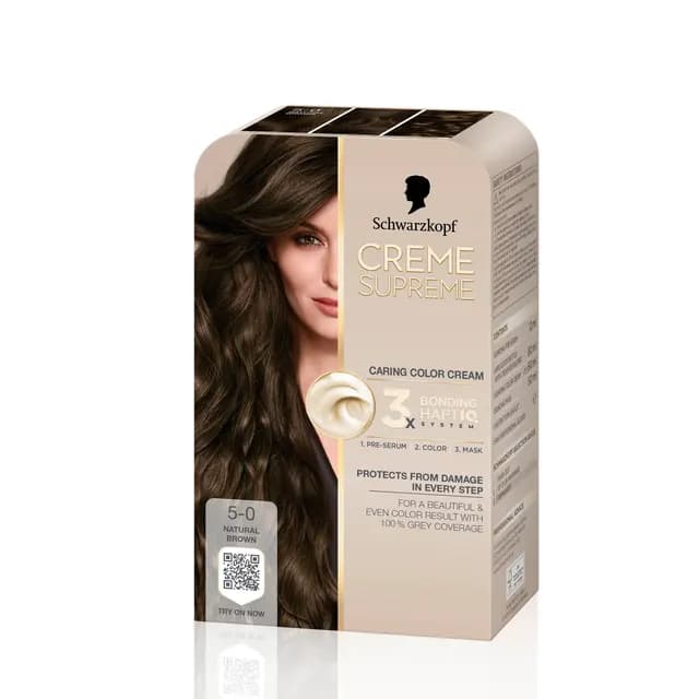 Schwarzkopf Creme Supreme 5-0 Natural Brown