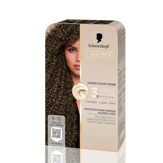 Schwarzkopf Creme Supreme 6-16 Cool Pearly Brown