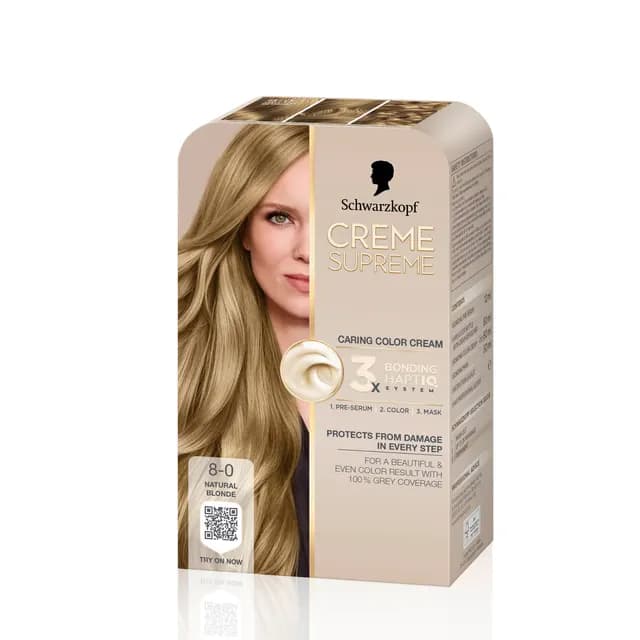 Schwarzkopf Creme Supreme 8-0 Natural Blonde