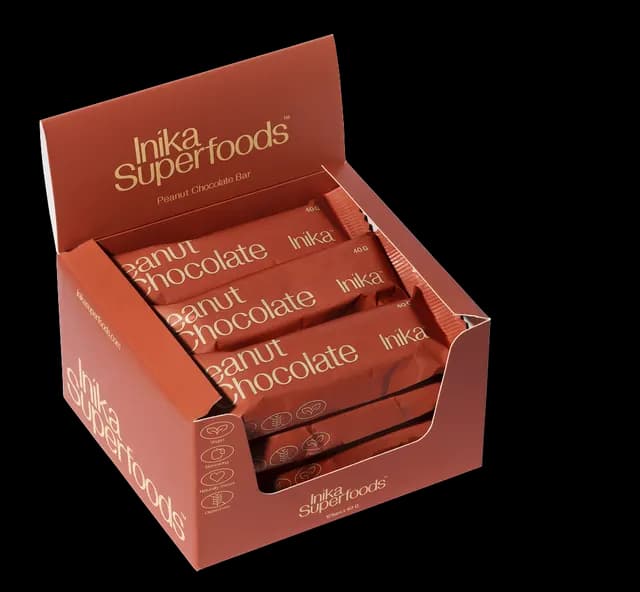 Inika Superfoods Peanut Chocolate 40 g 12-pack