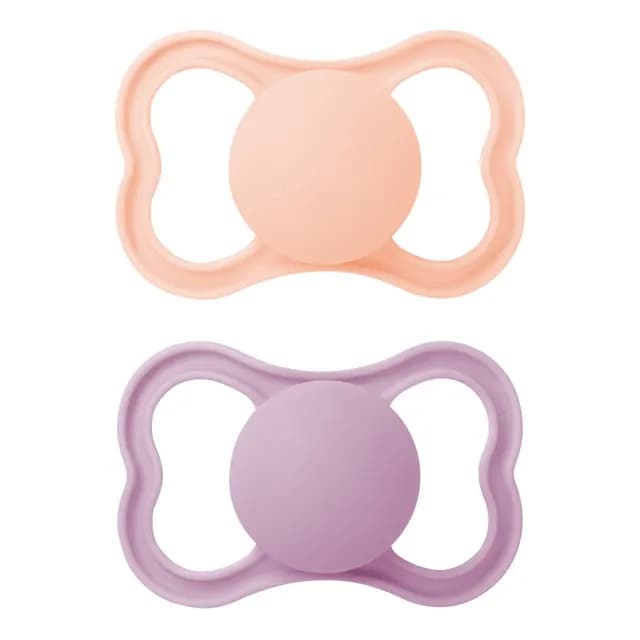 MAM Air Silicone Pink 6-16m 2-pack