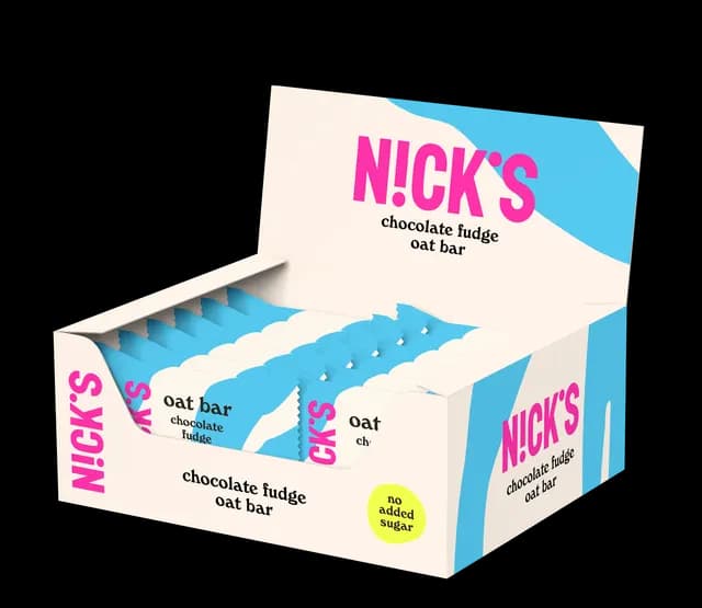 Nicks Oat Bar Chocolate Fudge 35 g 12-pack