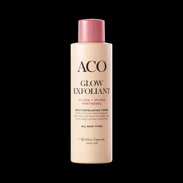 ACO Face Glow Exfoliant Toner Oparfymerad 150 ml