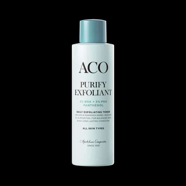 ACO Face Purify Exfoliant Toner Oparfymerad 150 ml