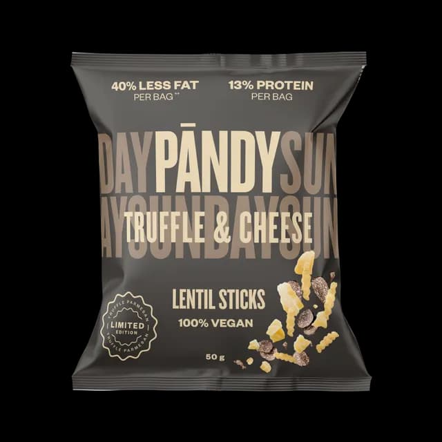Pändy Lentil Sticks Truffle & Cheese 50 g