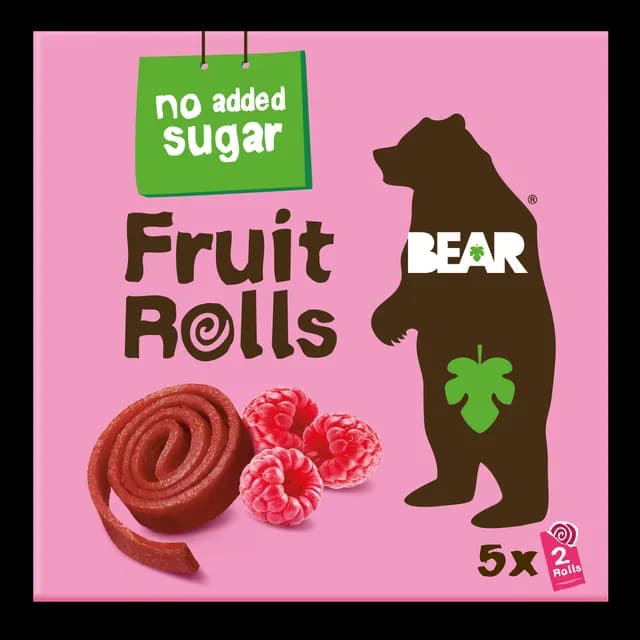 BEAR Fruit Rolls Hallon Multipack 5 x 20 g