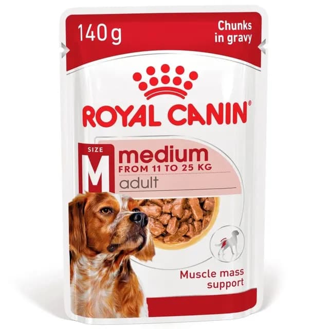 Royal Canin Medium Adult Gravy Våtfoder för Hund 1,4 kg