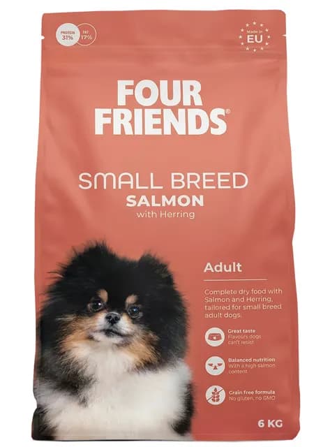 FourFriends Dog Small Breed Salmon 6 kg