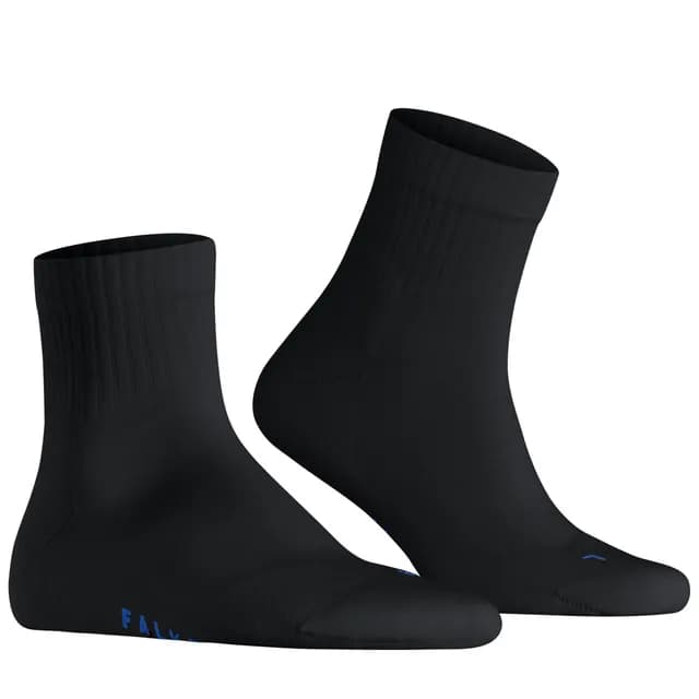 FALKE Run Rib Short Socks Black 46-48