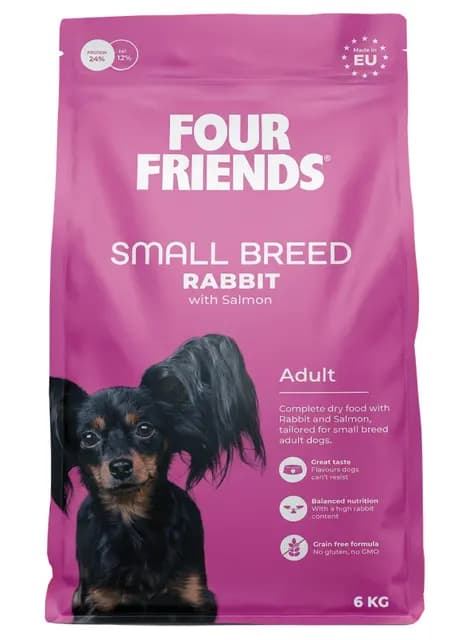 FourFriends Dog Small Breed Rabbit 6 kg