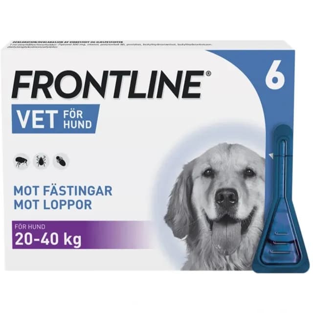 Frontline Vet 100 mg/ml Spot-on hund L 6 x 2,68 ml