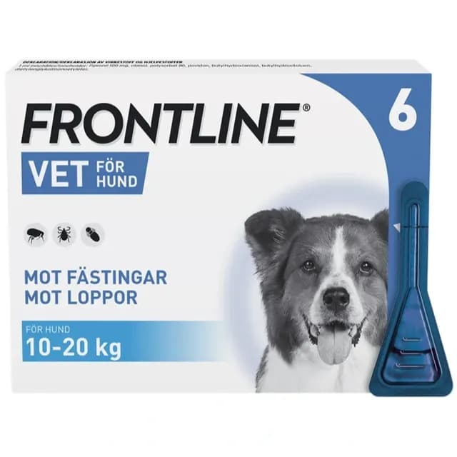 Frontline Vet 100 mg/ml Spot-on Hund M 6 x 1,34 ml