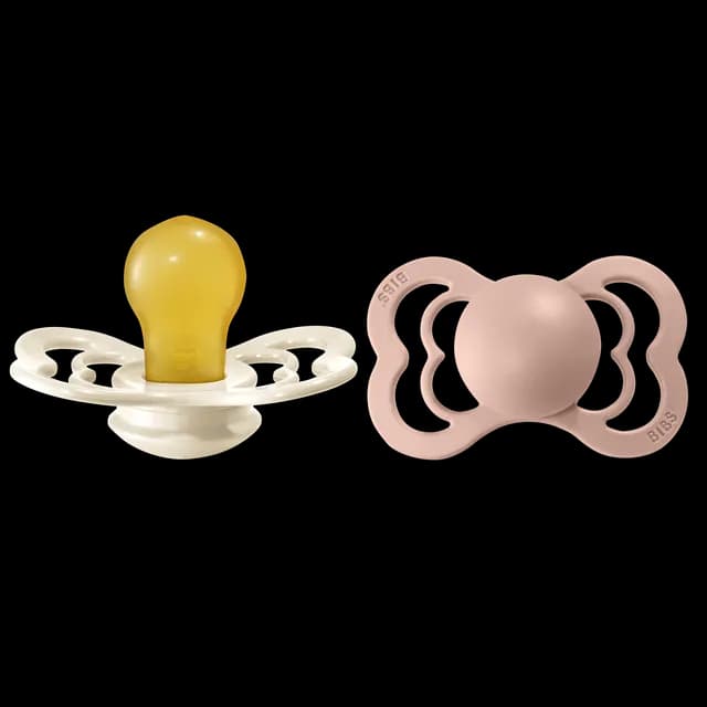 BIBS Supreme Latex Size 2 Ivory/Blush 2-pack