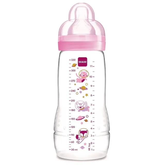 MAM Easy Active Baby Bottle Pink 4+m 330 ml