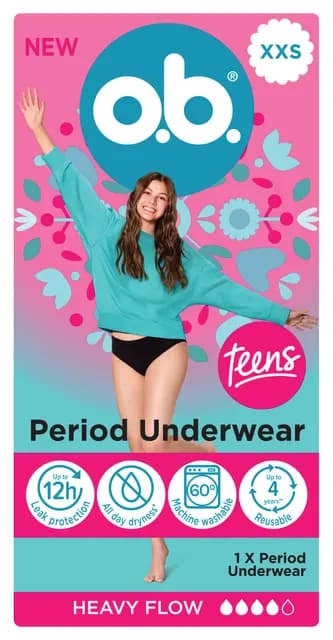 O.b Period Pants Teens 1-pack
