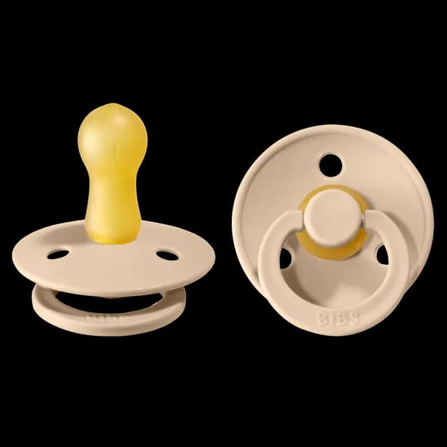 BIBS Colour Latex Size 2 Vanilla/Vanilla 2-pack
