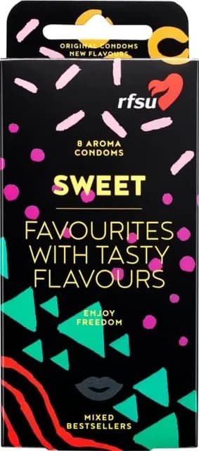 RFSU Sweet  Aromakondomer 8 st