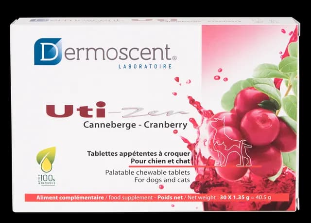 Dermoscent Uti-Zen Kosttillskott för Hund & Katt 30 st