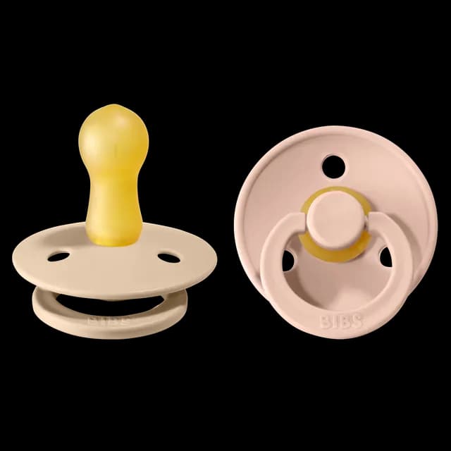BIBS Colour Latex Size 2 Vanilla/Blush 2-pack