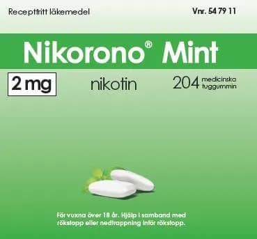 Nikorono Mint 2 mg 204 st