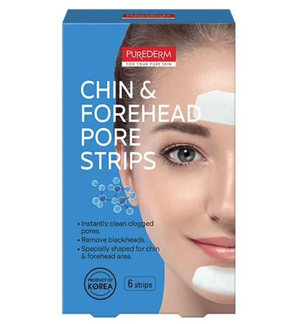 Purederm Chin & Forehead Strips 6 st