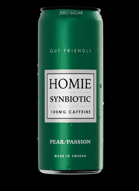 Homie Wake Up Synbiotic Pear/Passion 330 ml