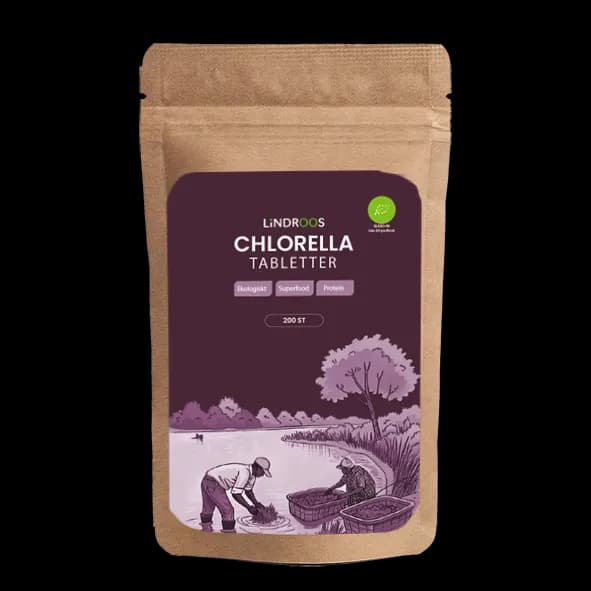 Lindroos Chlorella Ekologiska 200 tabletter